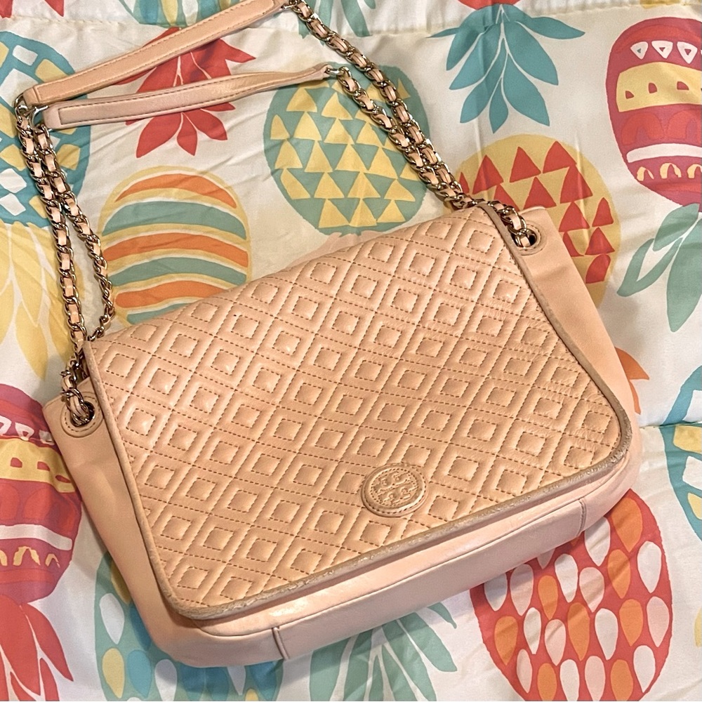 Tory Burch Marion Quilted Flap Shoulder Handbag